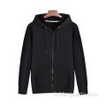 Wholesale personnalisé 100% coton unisexe zipper sweatshirt vêtements